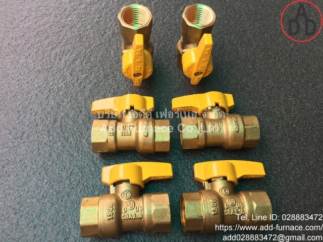 Gas Valve วาล์วแก๊ส Rub 1/4inch (6)